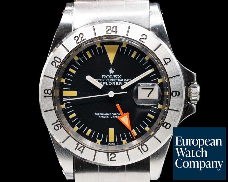 Image of Rolex Explorer II Steve McQueen Freccione UNPOLISHED FULL SET