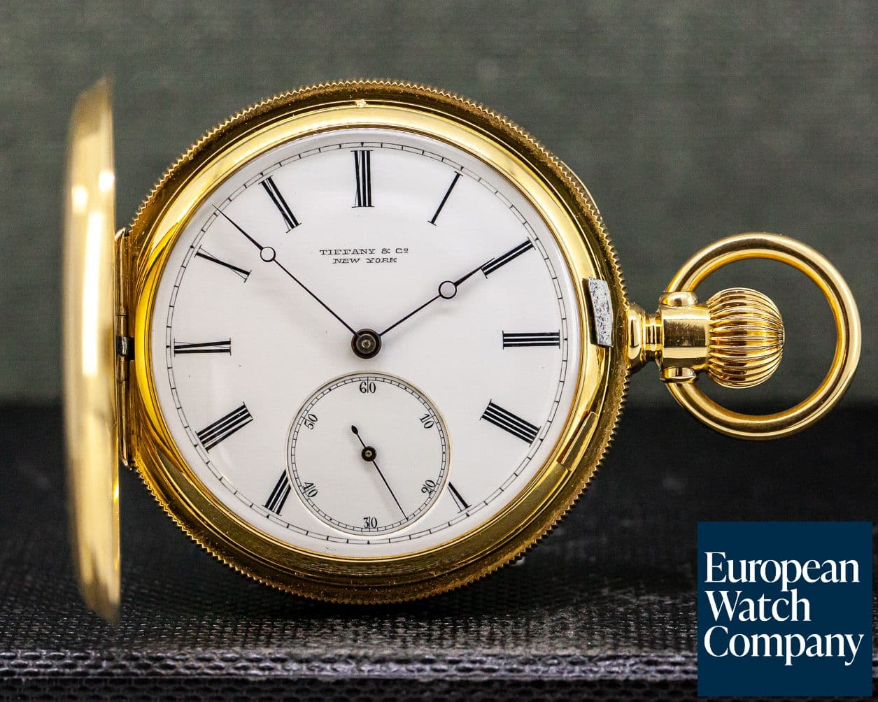 Image of Tiffany Tiffany & Co New York x Patek Philippe Vintage 18K YG Pocket Watch 52MM