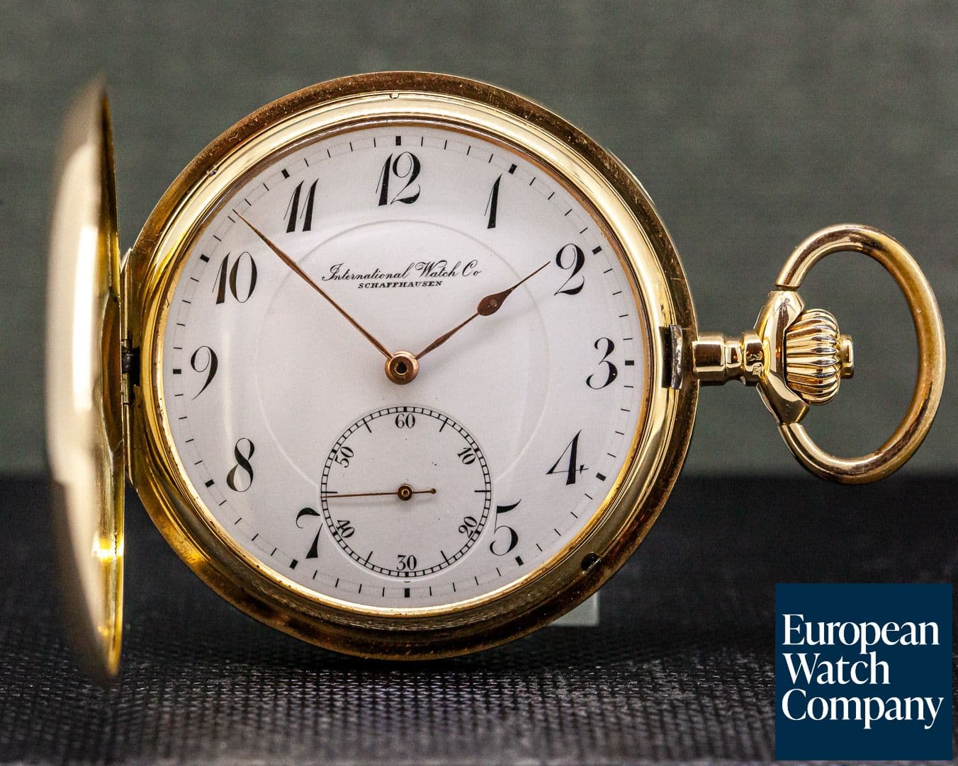 Image of IWC Vintage Pocket Watch 14K Yellow Gold 51MM

