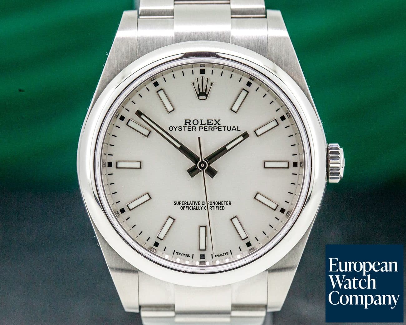 Image of Rolex Oyster Perpetual SS White Stick Dial 