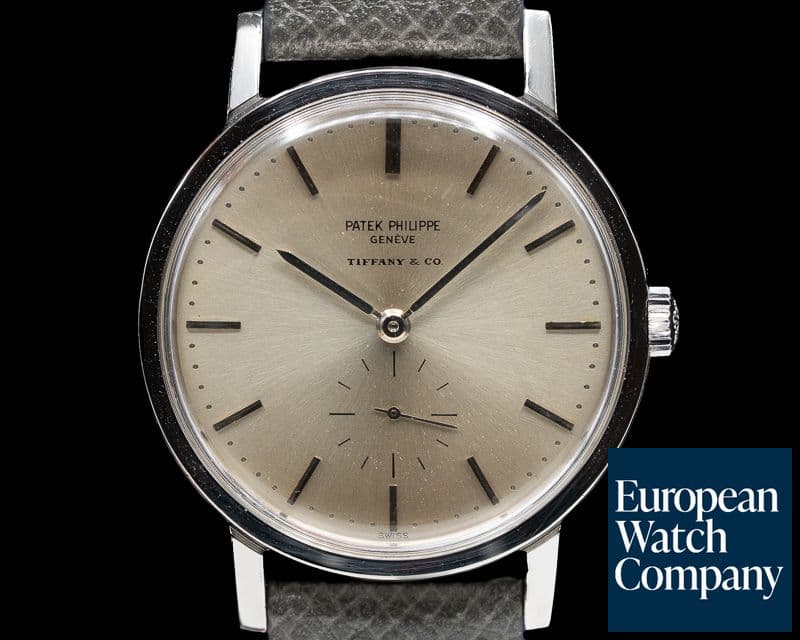 Image of Patek Philippe 3466 Steel Calatrava TIFFANY & CO. RARE