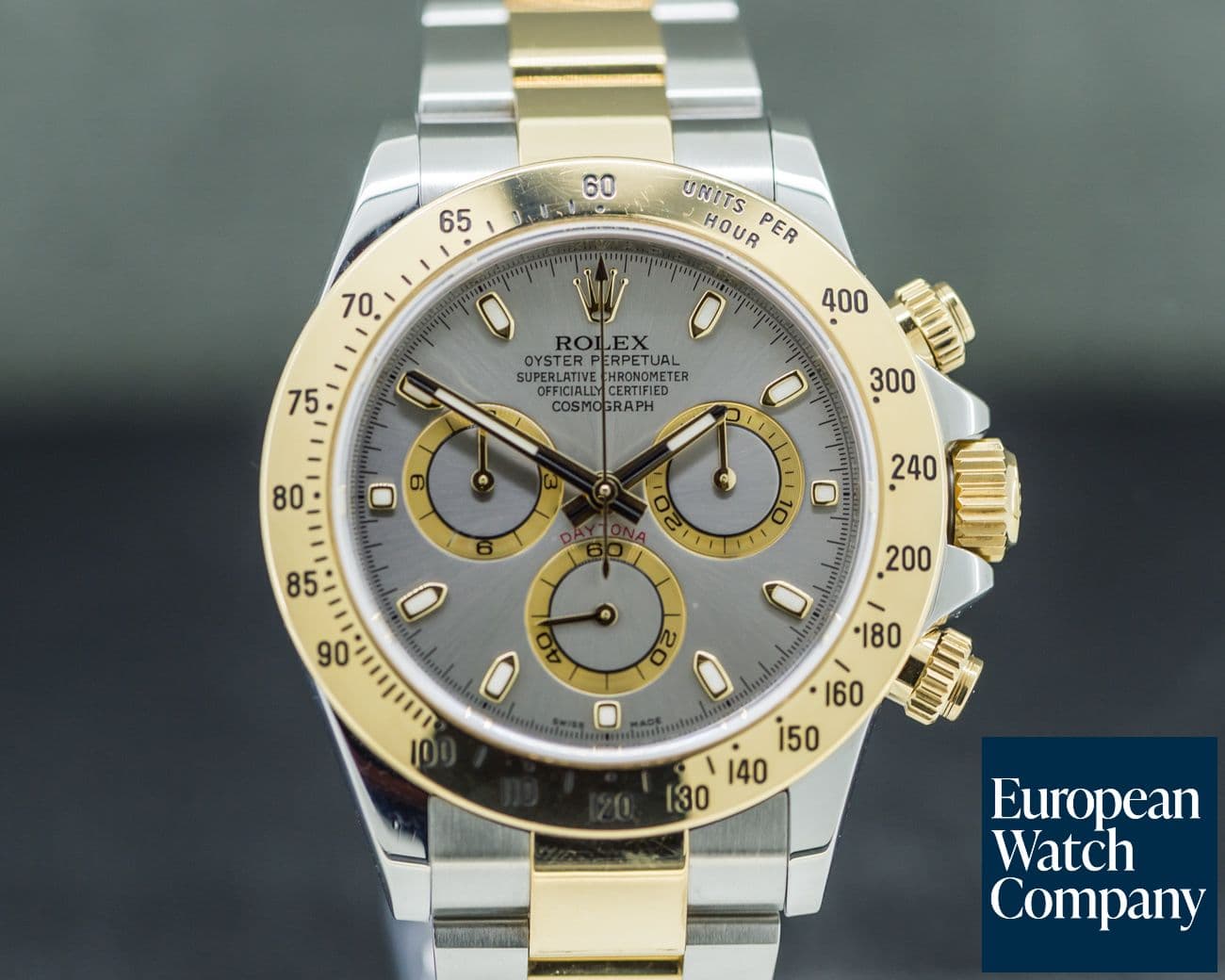 Image of Rolex Daytona Slate Dial 18K Yellow Gold / SS 