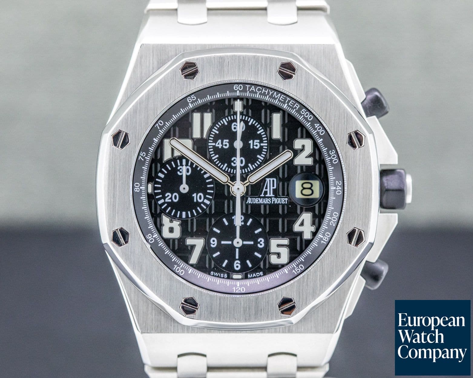 Image of Audemars Piguet Royal Oak Offshore Chrono Black Dial SS / SS