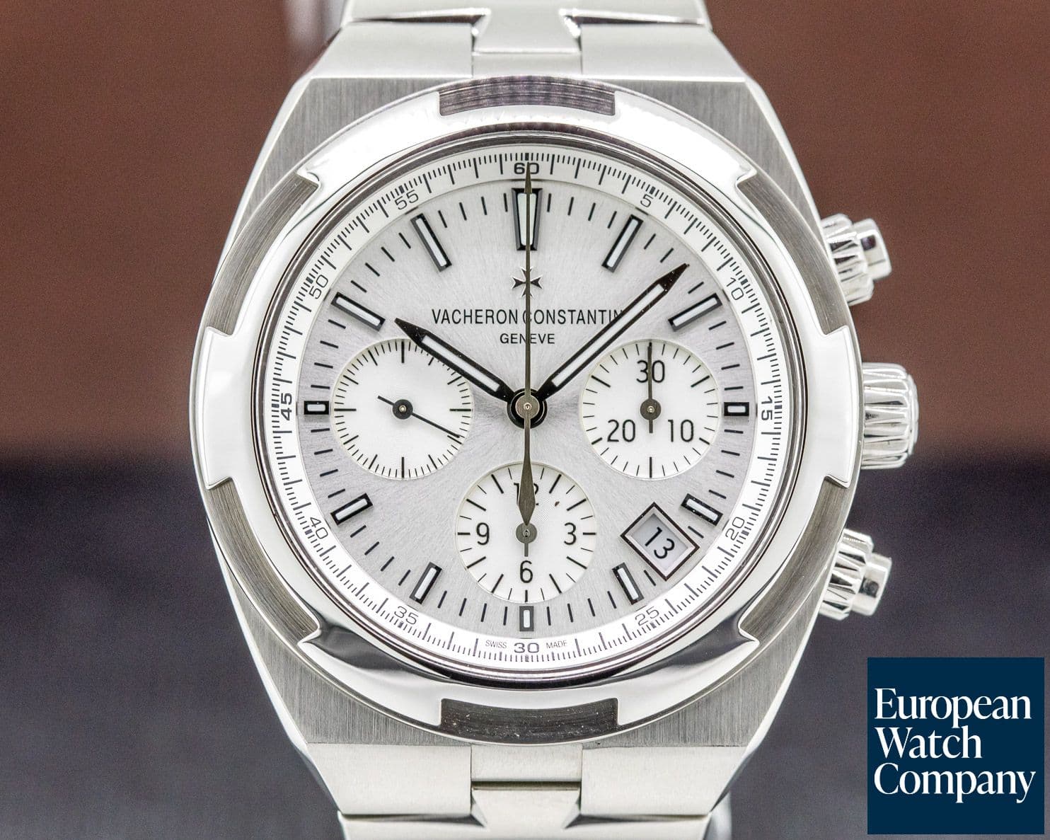Image of Vacheron Constantin Overseas Chronograph Silver Dial SS / SS  