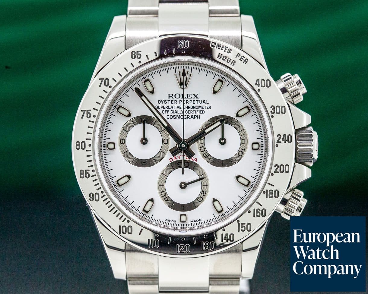 Image of Rolex Daytona White Dial SS 