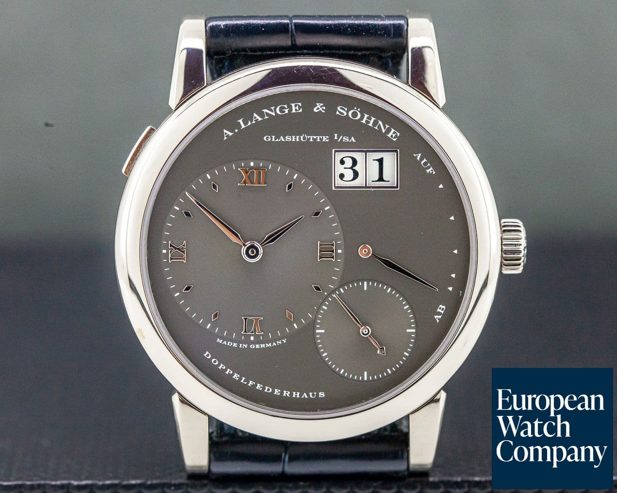 Image of A. Lange and Sohne Lange 1 Grey Slate Dial White Gold 