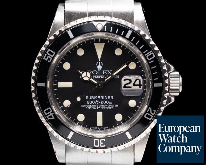 Image of Rolex Submariner 1680 SS BOX & PAPERS Circa 1974