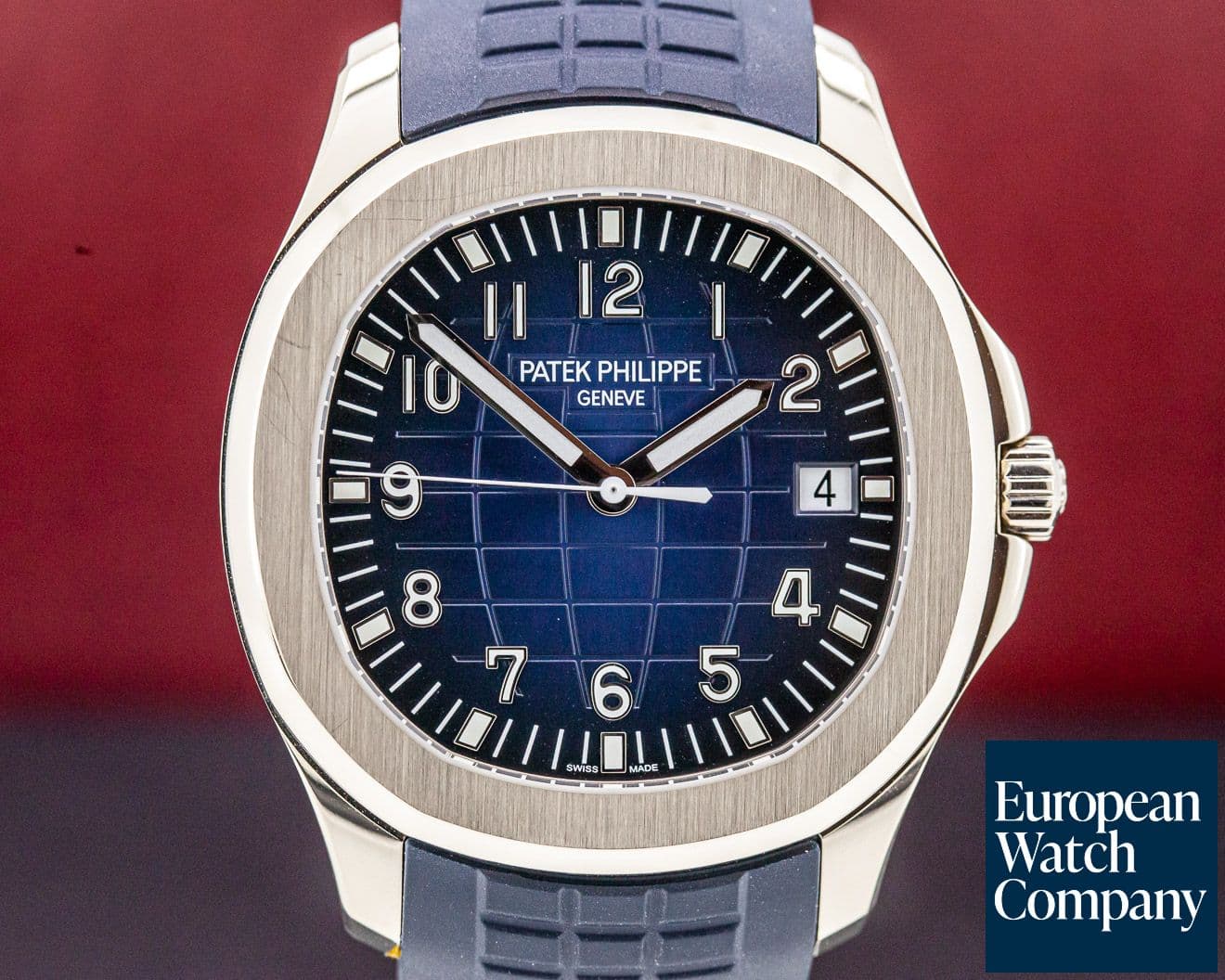 Image of Patek Philippe Aquanaut 18K White Gold / Blue Dial 