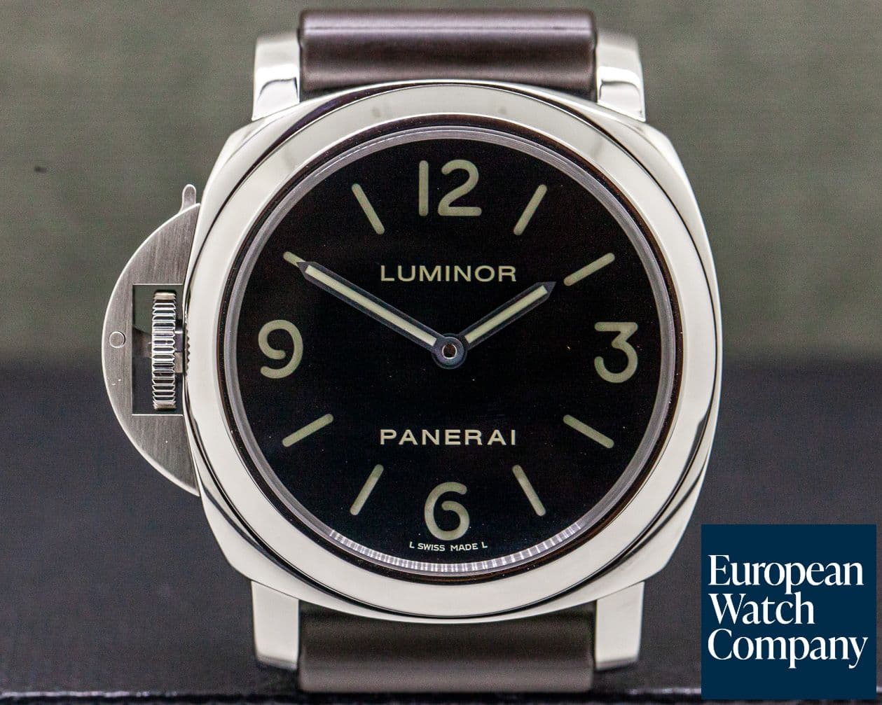 Image of Panerai Luminor Base Destro Left Handed SS