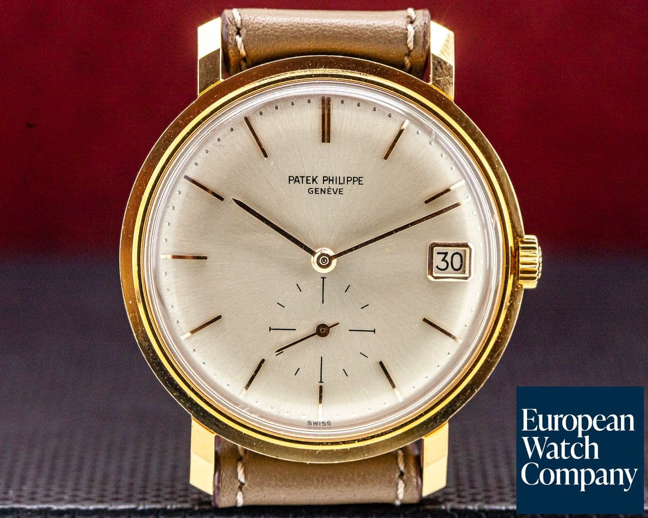 Image of Patek Philippe Vintage Calatrava 3445 Automatic 18K Rose Gold 'NEW OLD STOCK'