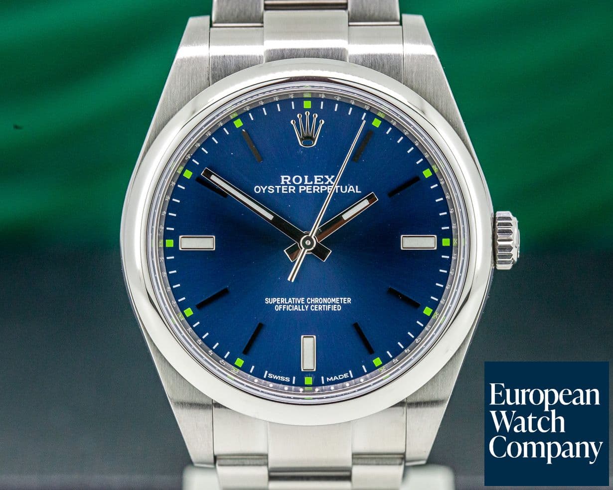 Image of Rolex Oyster Perpetual SS Blue Dial 