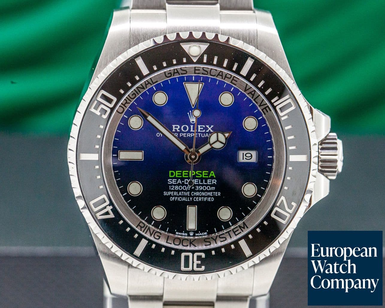 Image of Rolex Sea Dweller Deep Sea D-Blue 2018 Model UNWORN + STICKERS