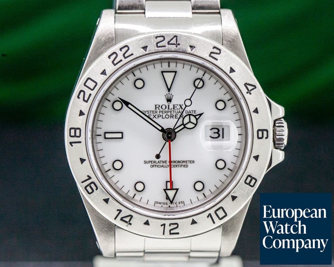Image of Rolex Explorer II White Dial 