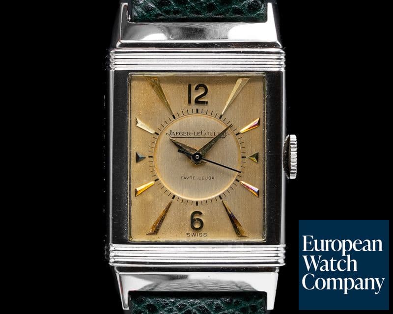 Image of Jaeger LeCoultre Vintage Jaeger Reverso SS Circa 1951 for Favre-Leuba Complete RARE