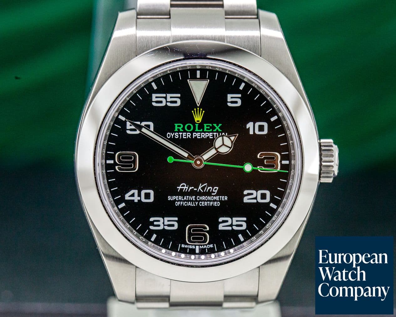 Image of Rolex Air King Black Dial SS 