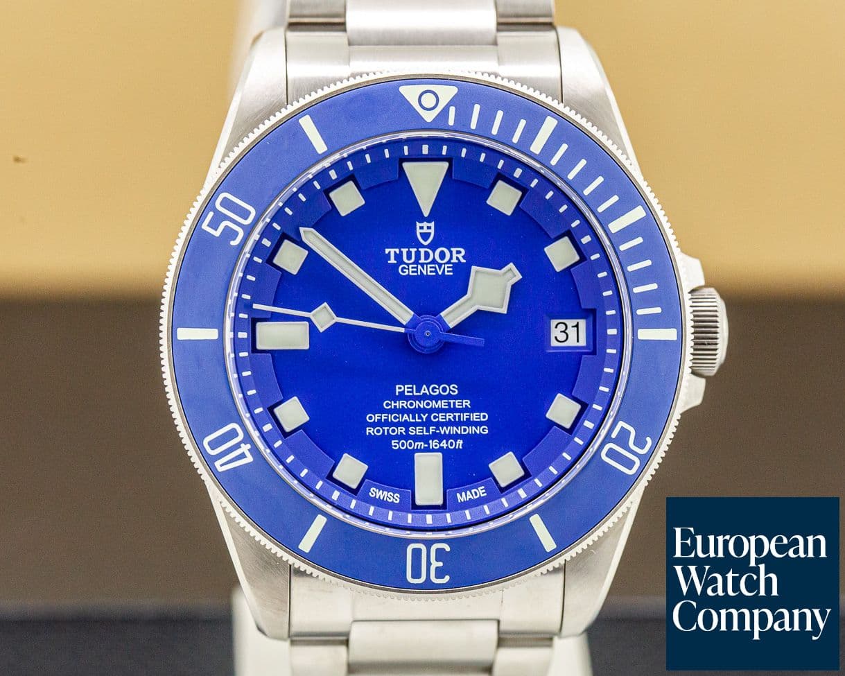 Image of Tudor Pelagos Blue Dial In-House Caliber Titanium 