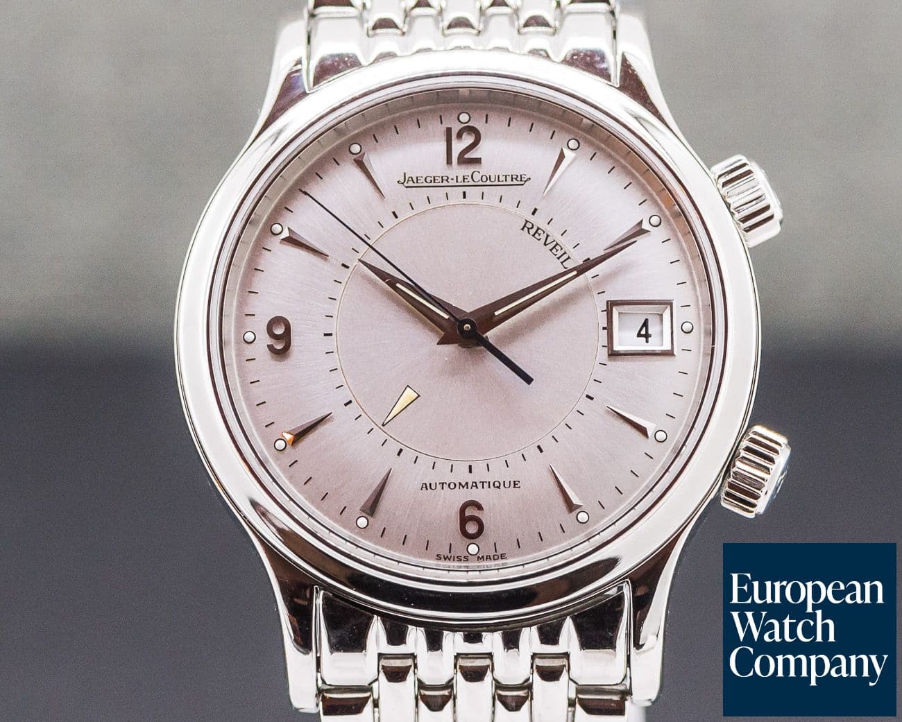 Image of Jaeger LeCoultre Master Reveil Silver Dial SS / SS 