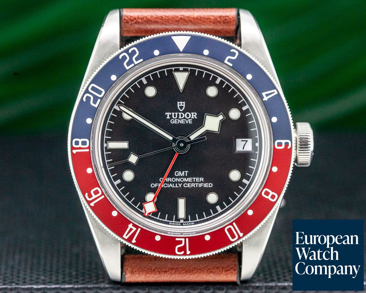 Image of Tudor Tudor Heritage Black Bay GMT / Leather & Bracelet