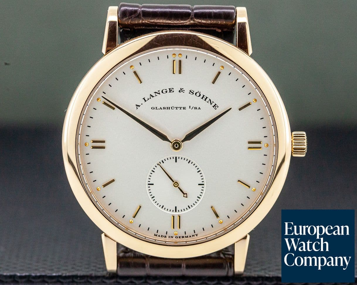 Image of A. Lange and Sohne Saxonia Rose Gold Manual Wind 37MM