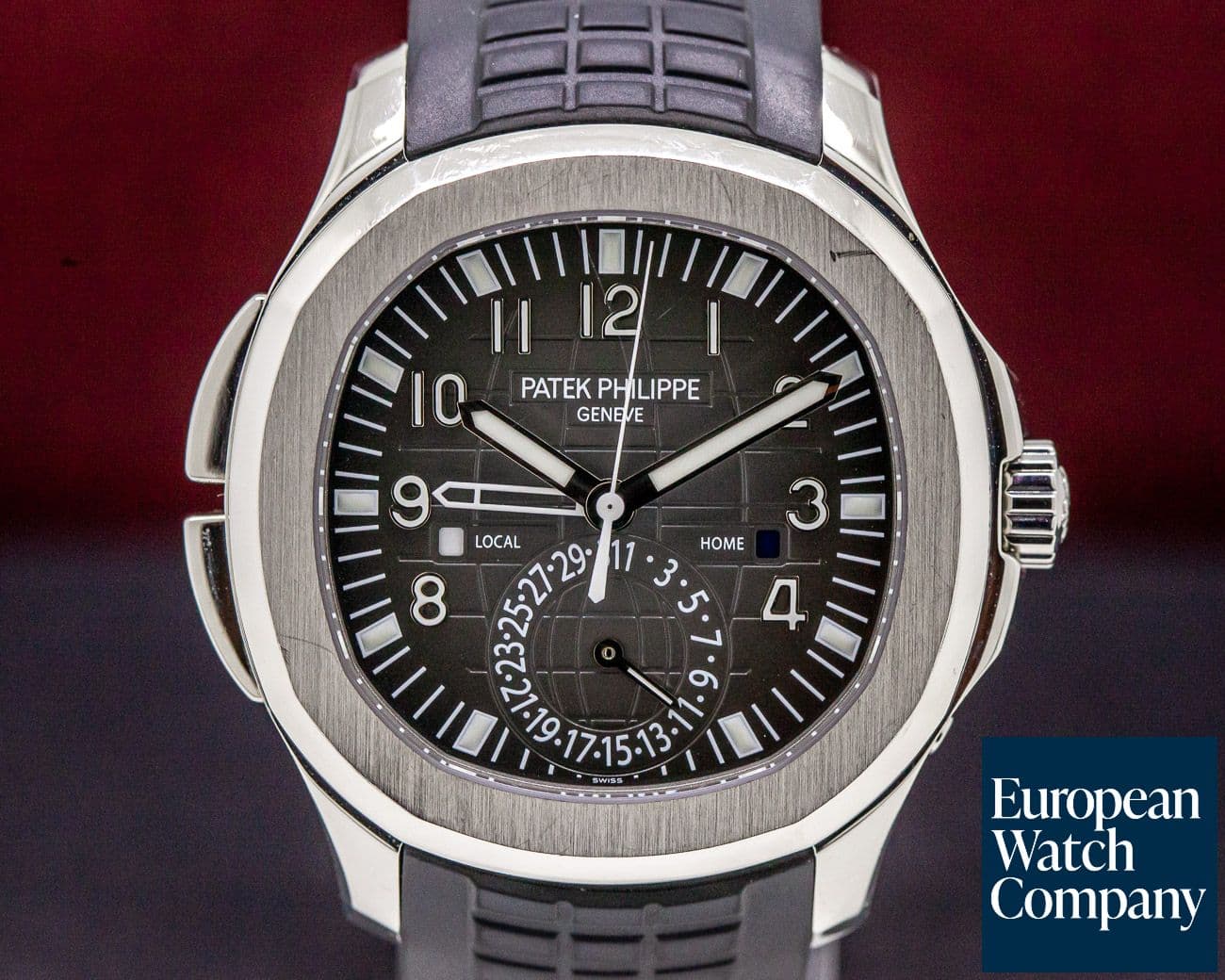 Image of Patek Philippe Aquanaut Travel Time SS / Rubber