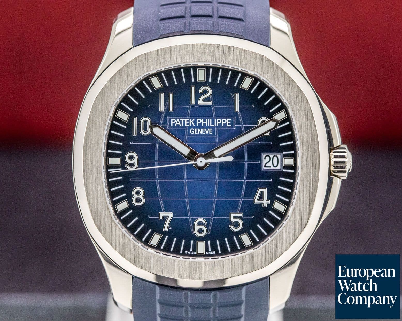 Image of Patek Philippe Aquanaut 18K White Gold / Blue Dial 