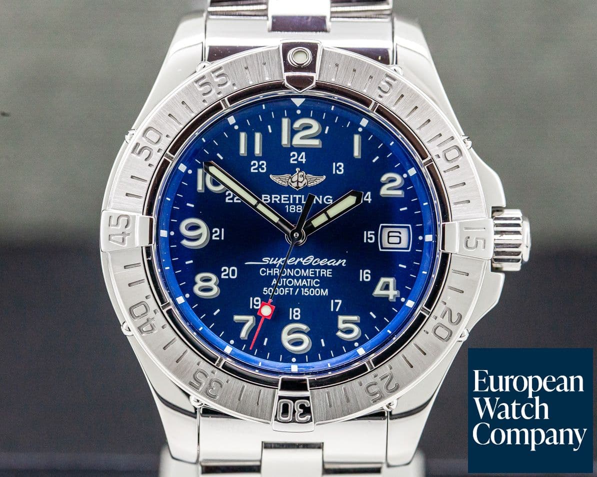 Image of Breitling Super Ocean SS Blue