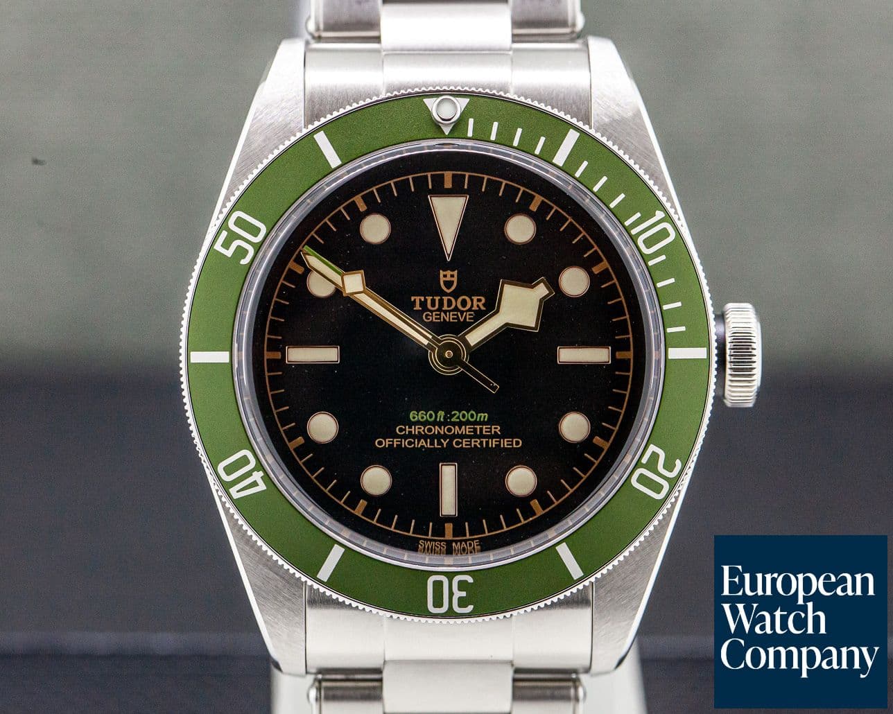 Image of Tudor Tudor Heritage 79230G Black Bay Harrods Green SS / SS