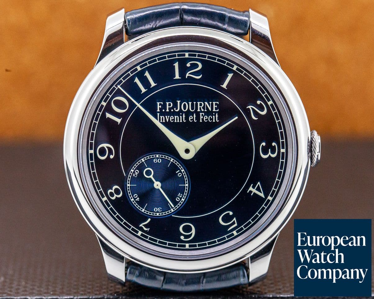 Image of F. P. Journe Chronometre Bleu Tantalum Blue Dial 