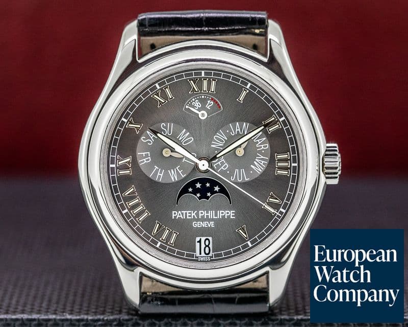 Image of Patek Philippe Annual Calendar Power Reserve Grey Dial Platinum 