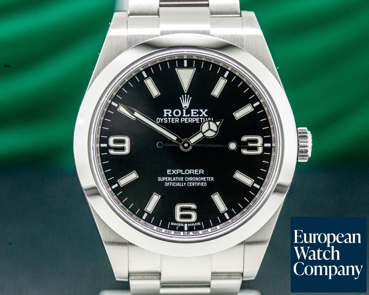 Image of Rolex Explorer I Black Dial 39MM UNWORN