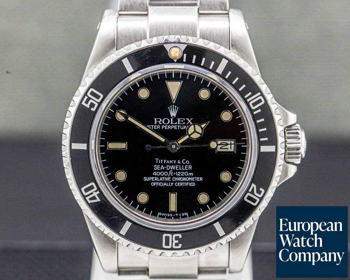 Image of Rolex Sea Dweller Transitional SS TIFFANY & CO