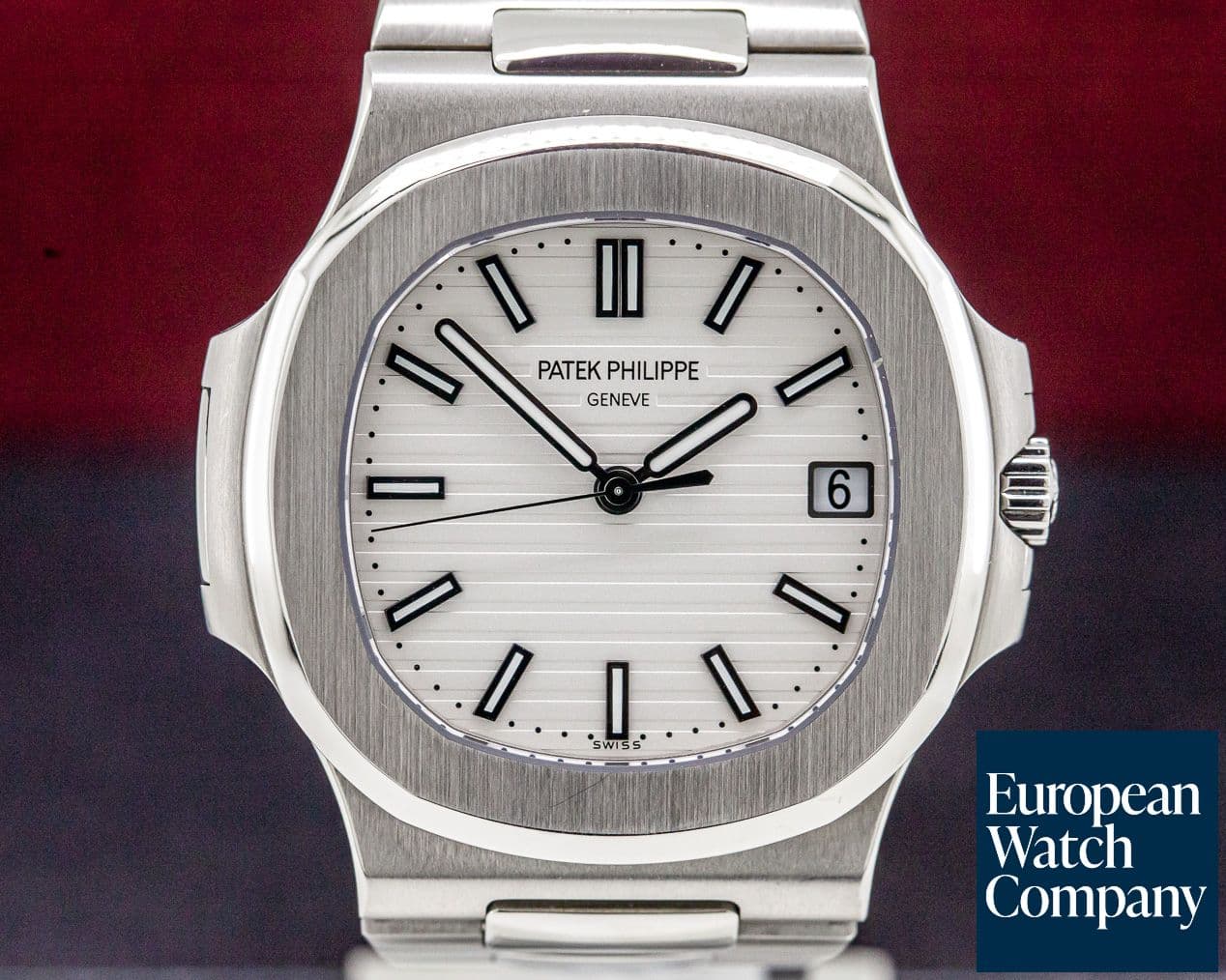 Image of Patek Philippe Jumbo Nautilus White Dial SS 