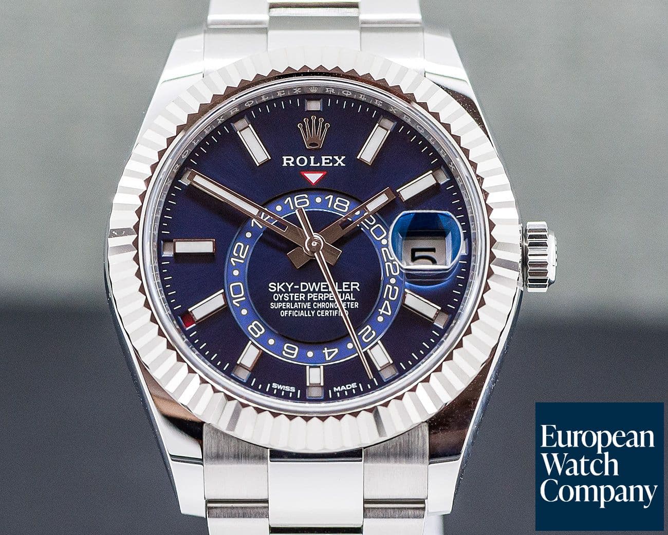 Image of Rolex Sky Dweller Steel Blue SS / SS