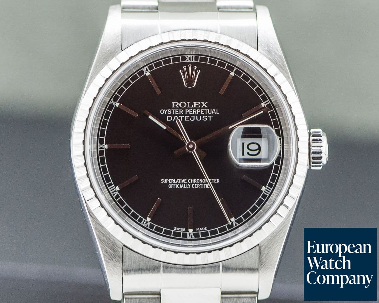 Image of Rolex Datejust Black Dial SS Oyster