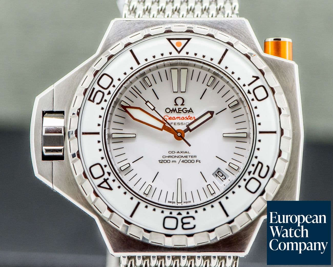 Image of Omega Seamaster PloProf 1200M White Dial SS / Bracelet
