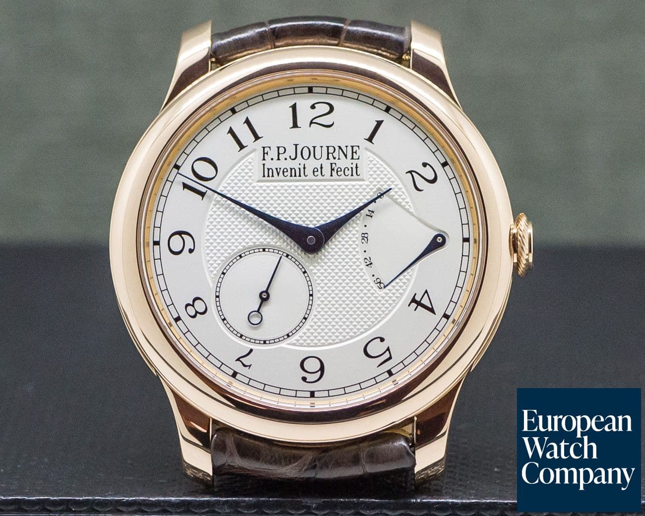 Image of F. P. Journe Chronometre Souverain Red Gold / Silver Dial 40MM
