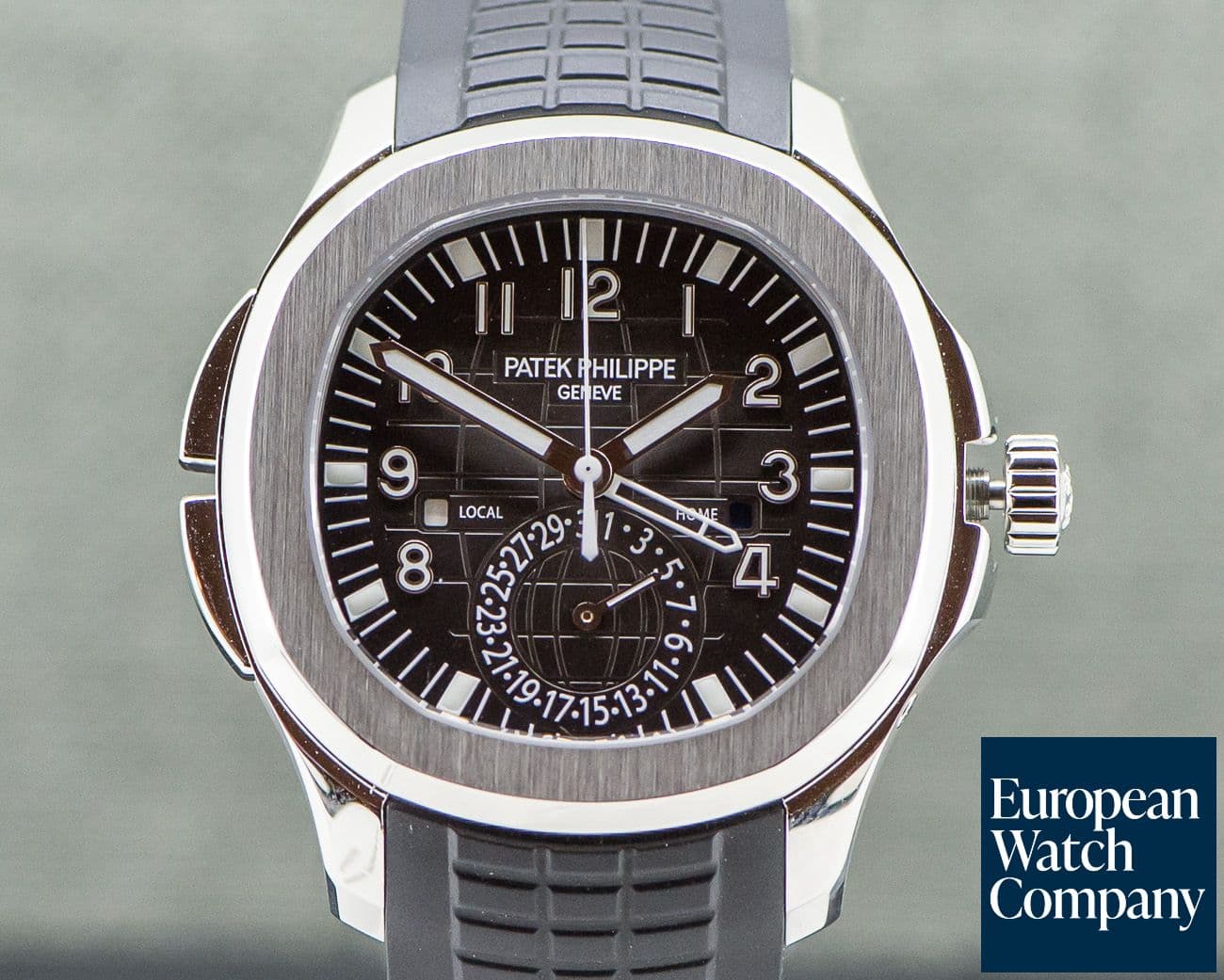 Image of Patek Philippe Aquanaut Travel Time SS / Rubber UNWORN