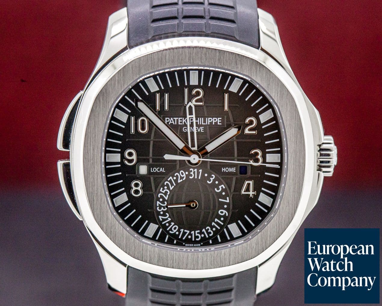 Image of Patek Philippe Aquanaut Travel Time SS / Rubber
