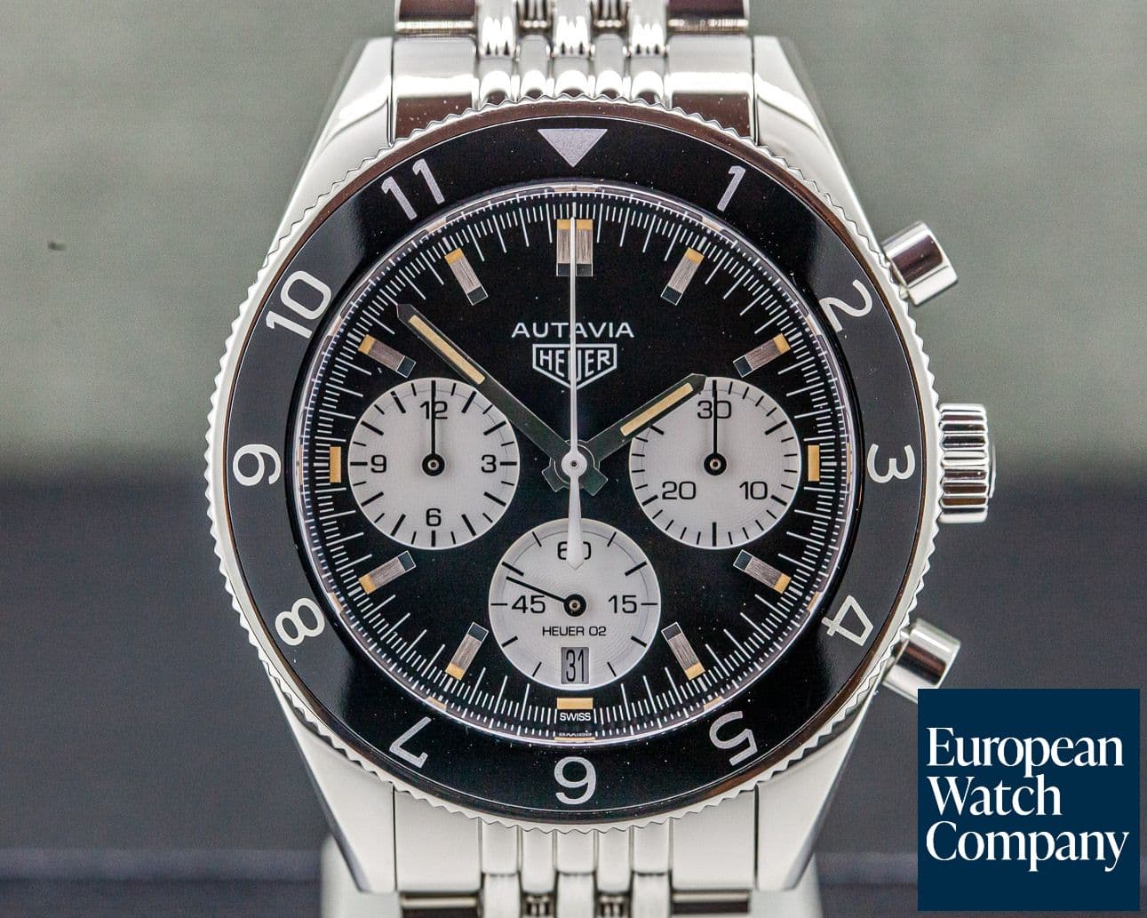 Image of TAG Heuer Heuer Heritage Calibre 02 SS / Bracelet 