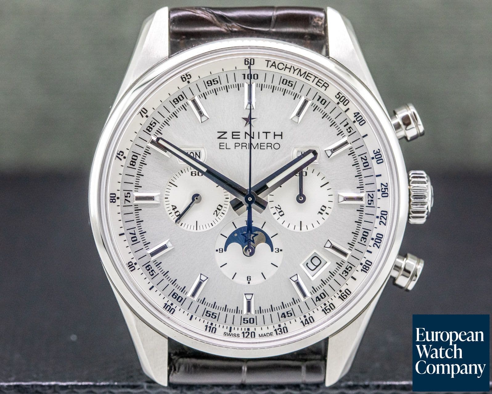 Image of Zenith El Primero 410 Annual Calendar Silver Dial 
