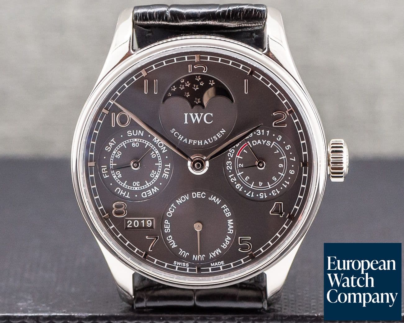 Image of IWC Portuguese Perpetual Calendar II 18K White Gold