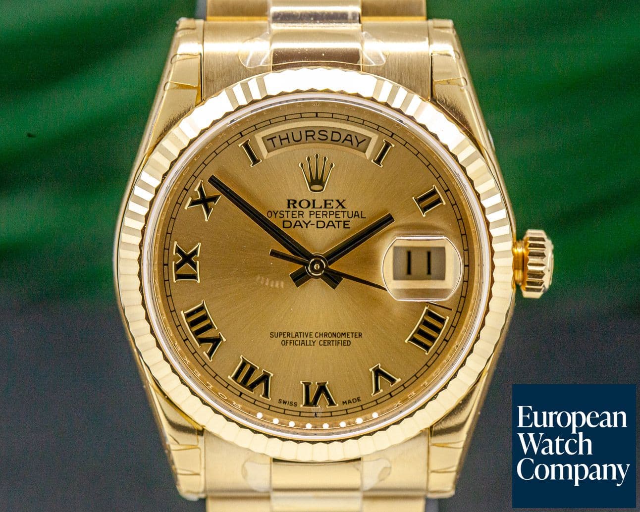 Image of Rolex Day Date President OMAN KHANJAR Champagne Dial 18K Yellow Gold 
