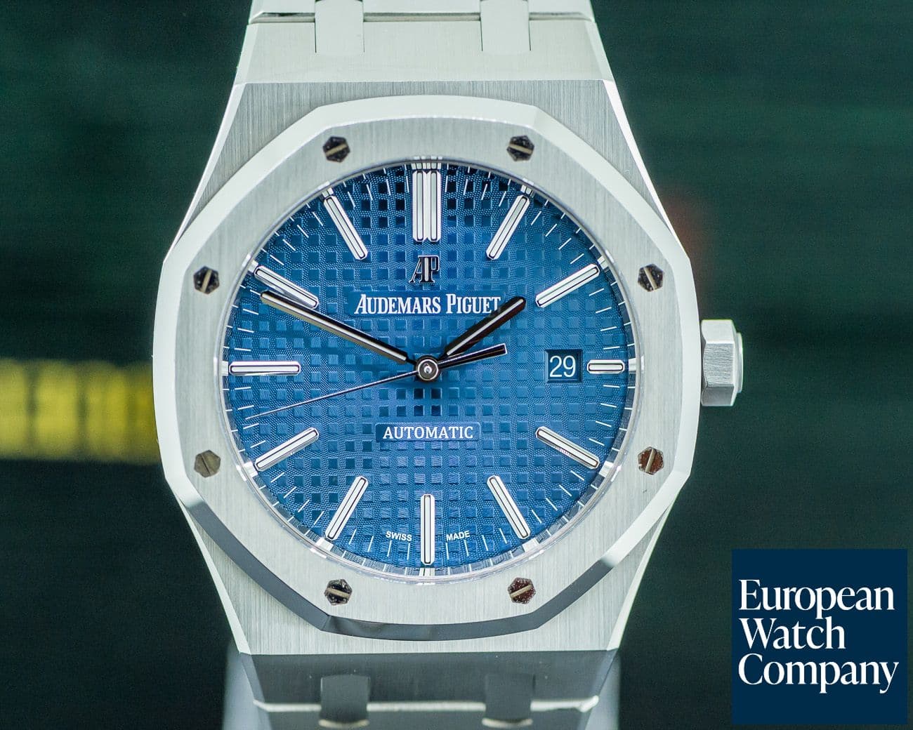 Image of Audemars Piguet Royal Oak "BOUTIQUE ONLY" Blue Dial SS 