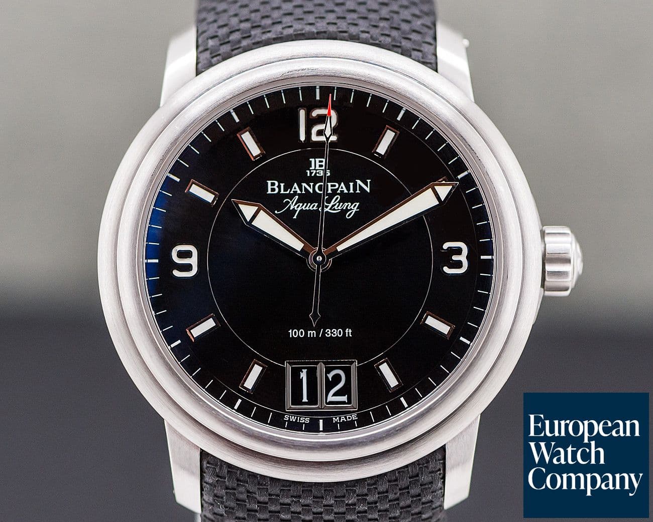 Image of Blancpain Aqualung Big Date Black Dial VLADAMIR PUTIN Limited SS
