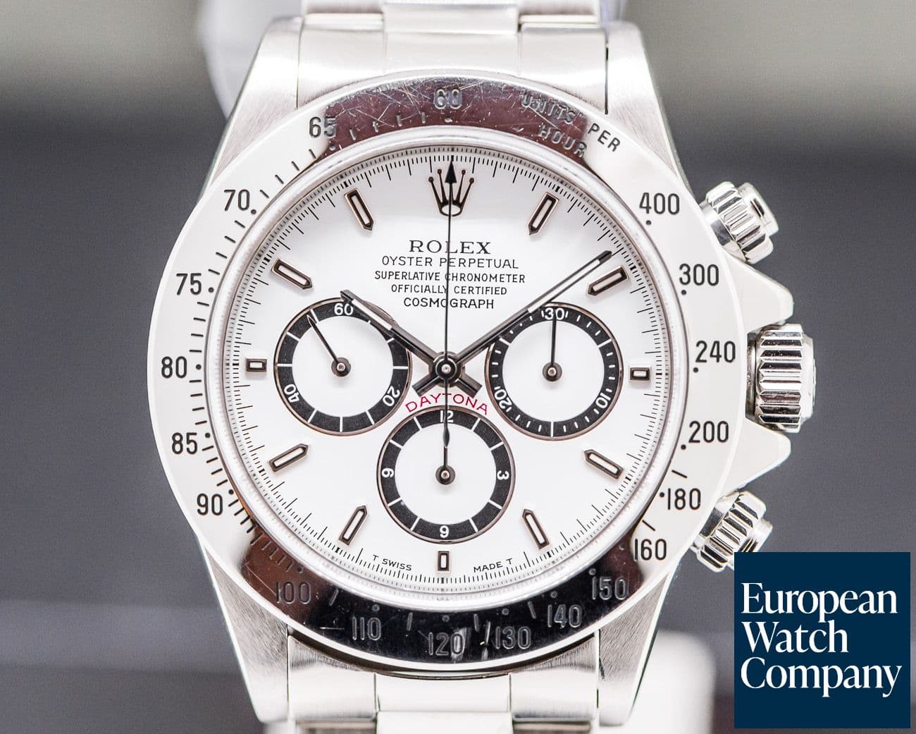 Image of Rolex Daytona Zenith Movement White Dial SS 