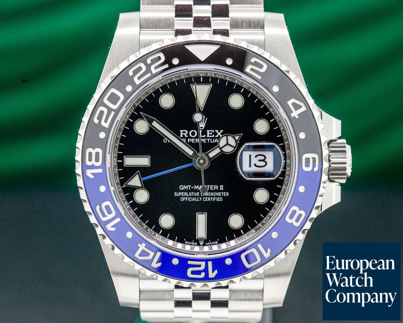 Image of Rolex GMT Master II Ceramic "Batman" SS / Jubilee UNWORN 