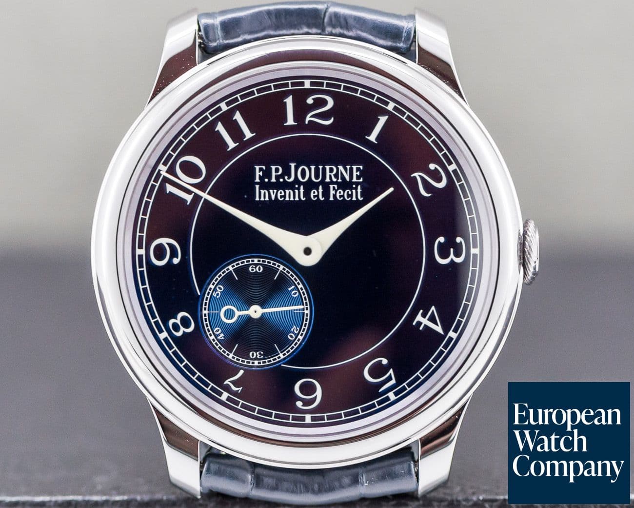Image of F. P. Journe Chronometre Bleu Tantalum Blue Dial 