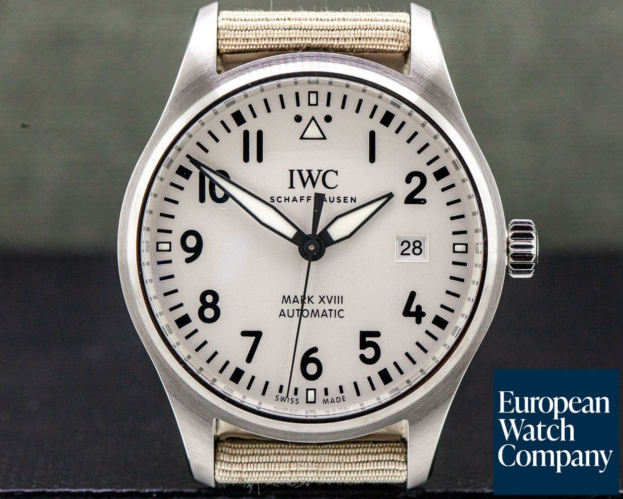 Image of IWC Mark XVIII White Dial SS 
