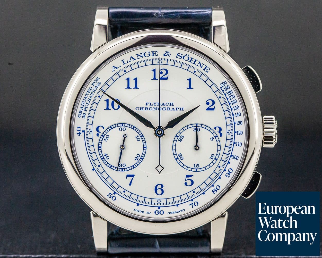 Image of A. Lange and Sohne 1815 Chronograph 18K White Gold BOUTIQUE EDITION 