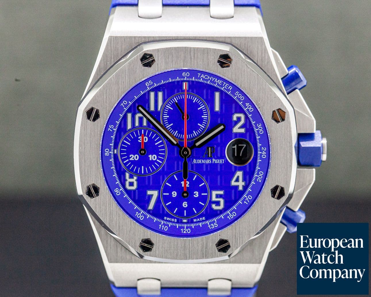 Image of Audemars Piguet Royal Oak Offshore Blue Dial SS / Rubber